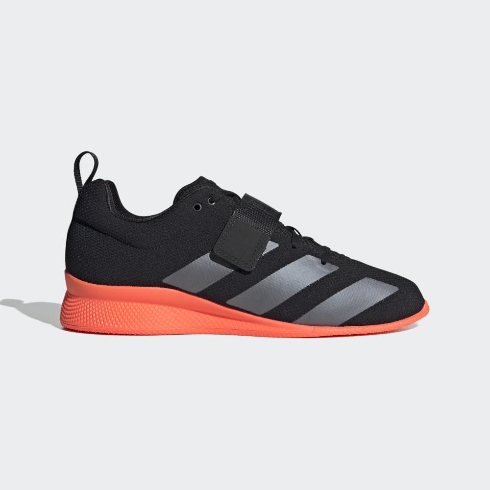 Adidas Women's Adipower 2 Weightlifting Shoes Black/Metal/Coral Ireland EG1214